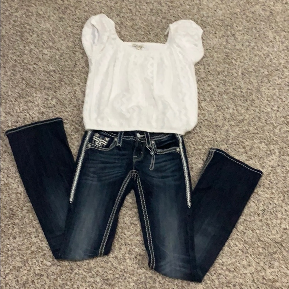 Express casual white top size L